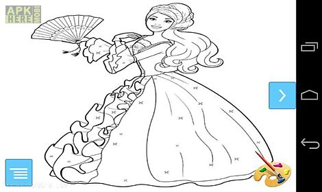 Beauty Barbie Coloring Pages Android Free Download Apk